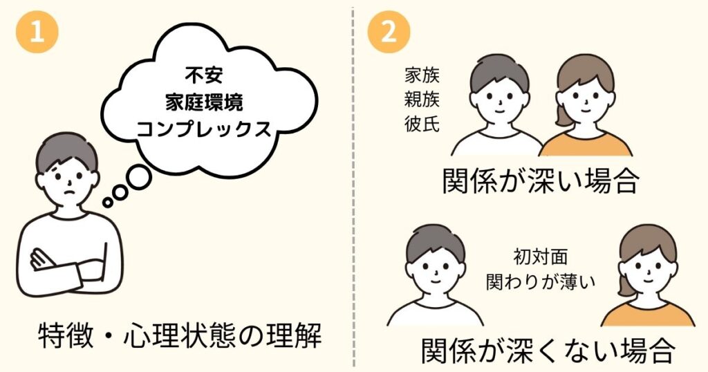 かまってちゃん男性と関わる際の2つの重要事項